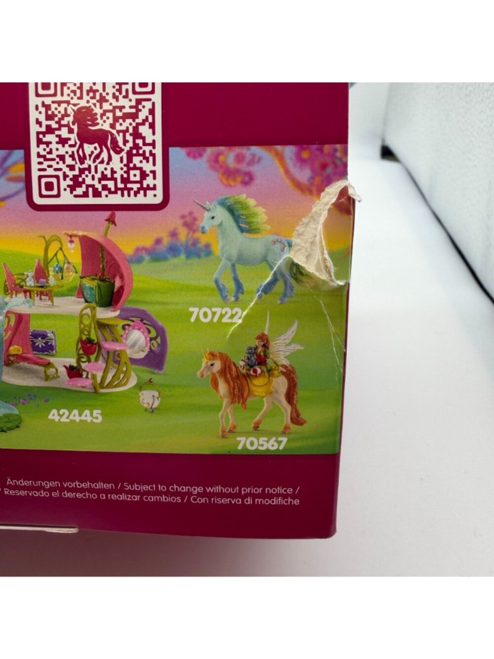 SCHLEICH 70566 Surah with glitter Pegasus and fairy playset horse winged fantasy - Picture 4 of 9